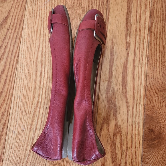 Franco sarto leather ballerina flats, US 5.5, lightly worn - Picture 2 of 8